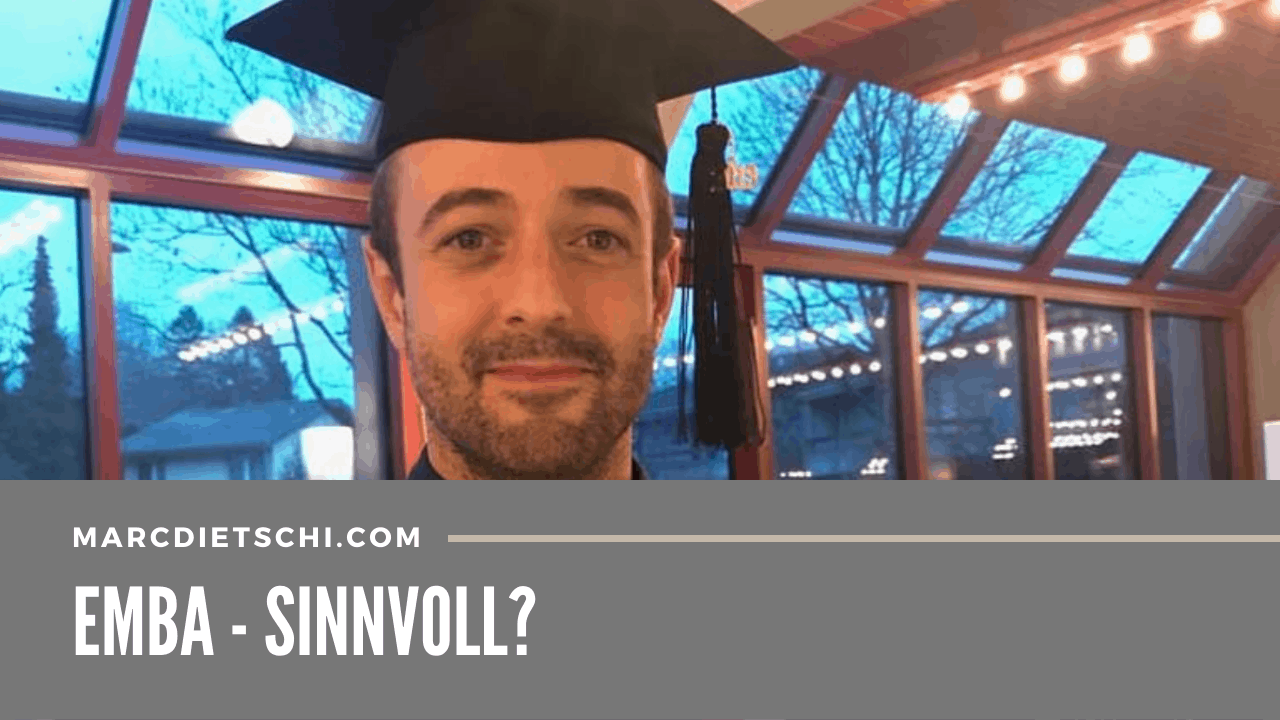 Marc Dietschi als Student beim Bachelor-Abschluss.