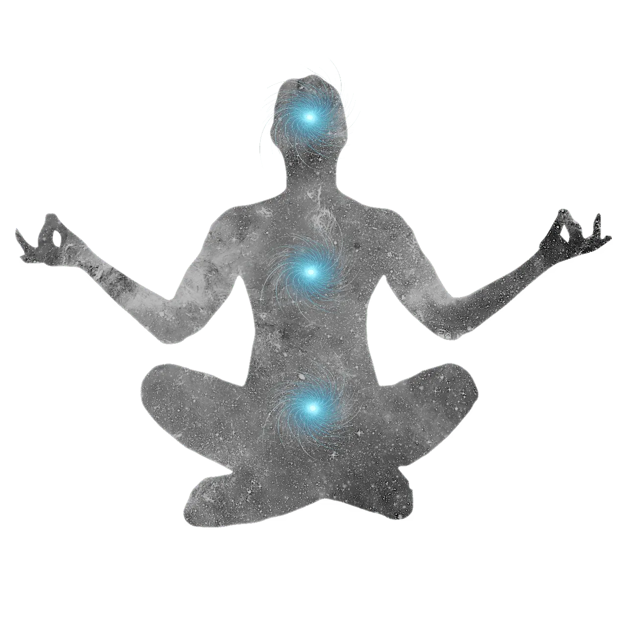 Die drei Dantien im Neidan, dem Goldelixier-System der daoistischen Alchemie.
