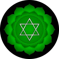 Symbol des Herz-Chakras (Anahata).