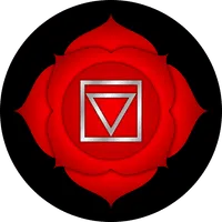 Symbol des Wurzel-Chakras (Muladhara).