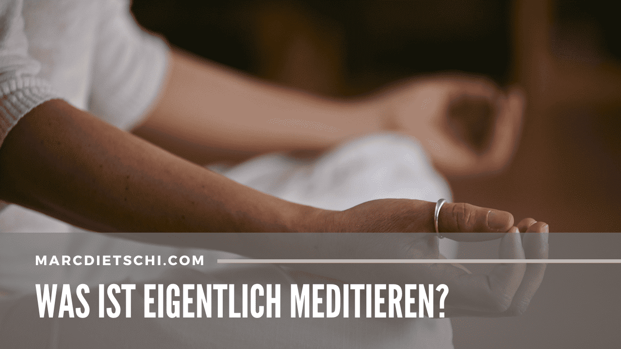 Eine Person ist Meditation: Was ist eigentlich Meditieren?