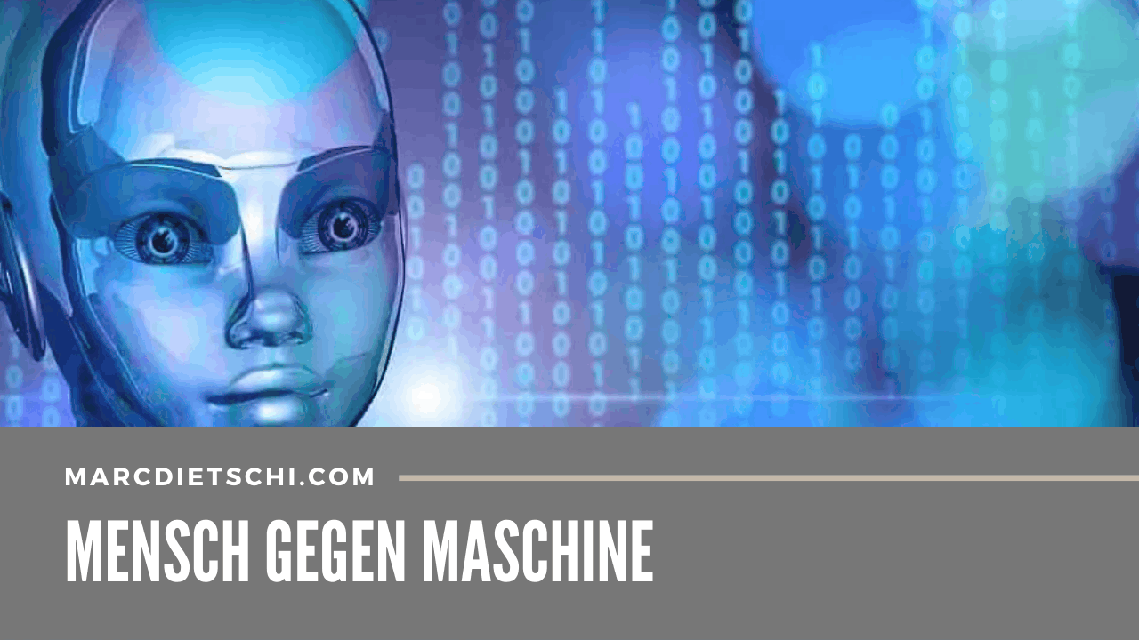 Eine Maschine in menschlicher Form oder humanoider Roboter.